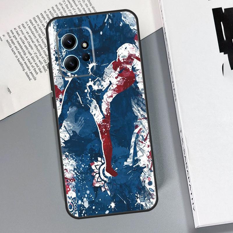 Muay Thai Knee Case For Xiaomi Redmi Note 15 Pro 10 11 12 13 14 Pro Cover For Redmi 15C 15 14C 10C 12C 13C