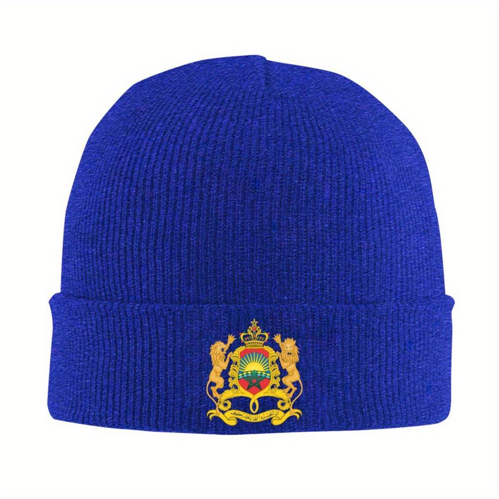 Morocco Of Arms Hats Autumn Winter Skullies Beanies New Cap Unisex Women Skullcap