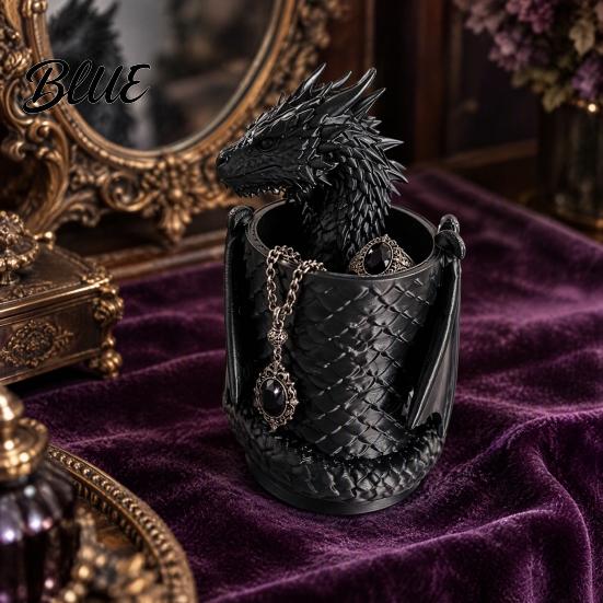 Unique Dragon Gifts for Men Shape Pen Holder 3D Printed Cup Decorative Desk Practical PLA Container Organizer Pencils Makeup Brushes Stationery