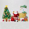 Merry Christmas Wall Sticker Window Glass Merry Christmas Decor for Home Living Room Wall Decor Happy New Year Sticker