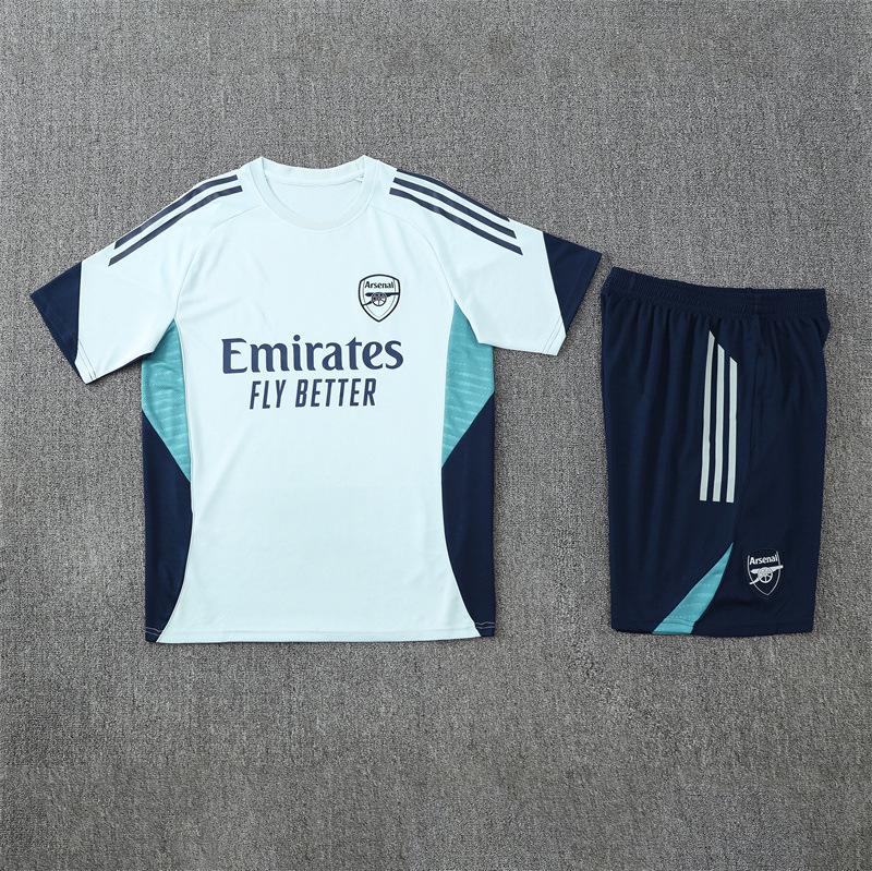 Brasile Arsenal Parigi Real Madrid Barcellona Spagna Chelsea Tuta da Allenamento Maglie da Calcio per Adulti Maniche Corte