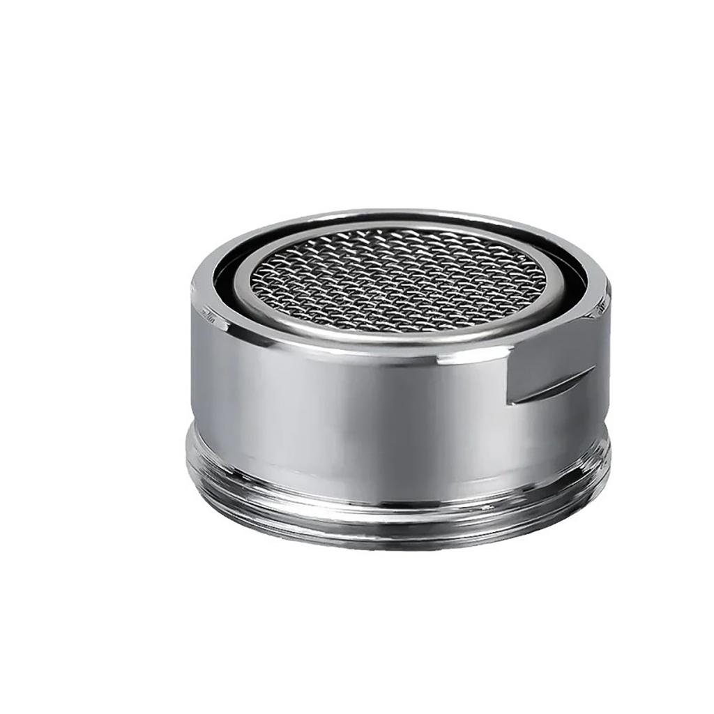 Sturdy Brass Water Saving Faucet Aerator 24mm Thread Bathroom Tap Bubblers with Replaceable Filter Nozzle Daily Use