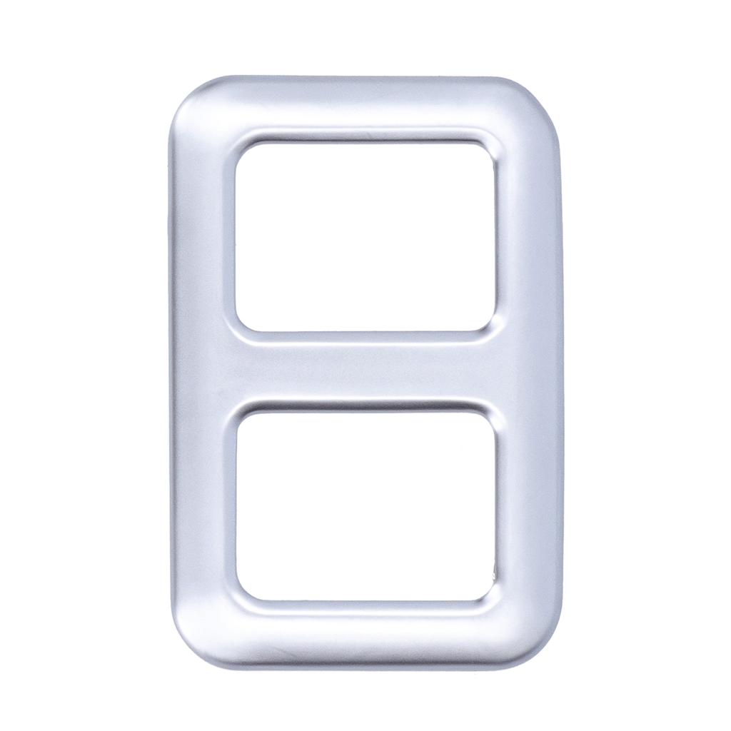 Rear Trunk Trailer Button Frame ABS Silver Trim Fit for Land Rover Defender 2020‑2021