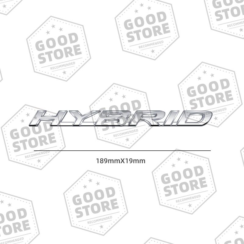 Metal Car Body HYBRID Badge 3D Rear Letter Emblem Trunk Sticker For Lexus RX350 NX200 RX450H RX450 ES300 IS300 LX470 LX570