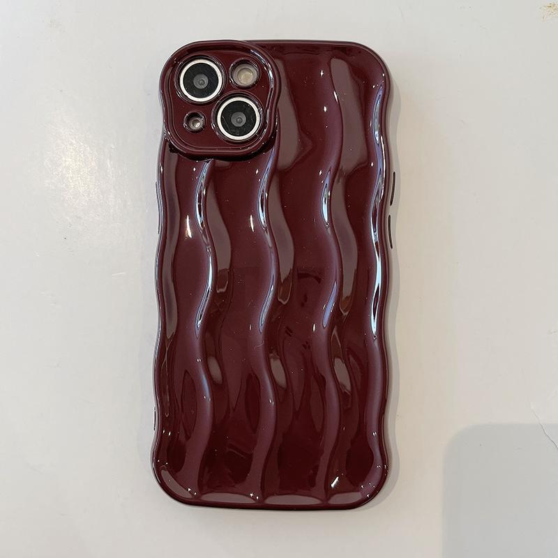 3D water ripple pattern Phone Case For iPhone 17 16 15 14 13 Pro Max 14promax 14pro Soft Shockproof Back Cover