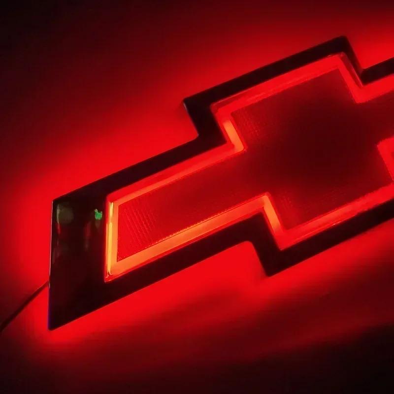 17x5.5cm Samochodowa tylna klapa bagażnika LED Odznaka Światło Naklejka dla Chevrolet Cruze Silverado Captive Traverse Spark Malibu Orlando Equinox