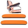Wheelchair Arm Pads Long PU Leather Waterproof Orange Universal Drive Wheelchair Armrest