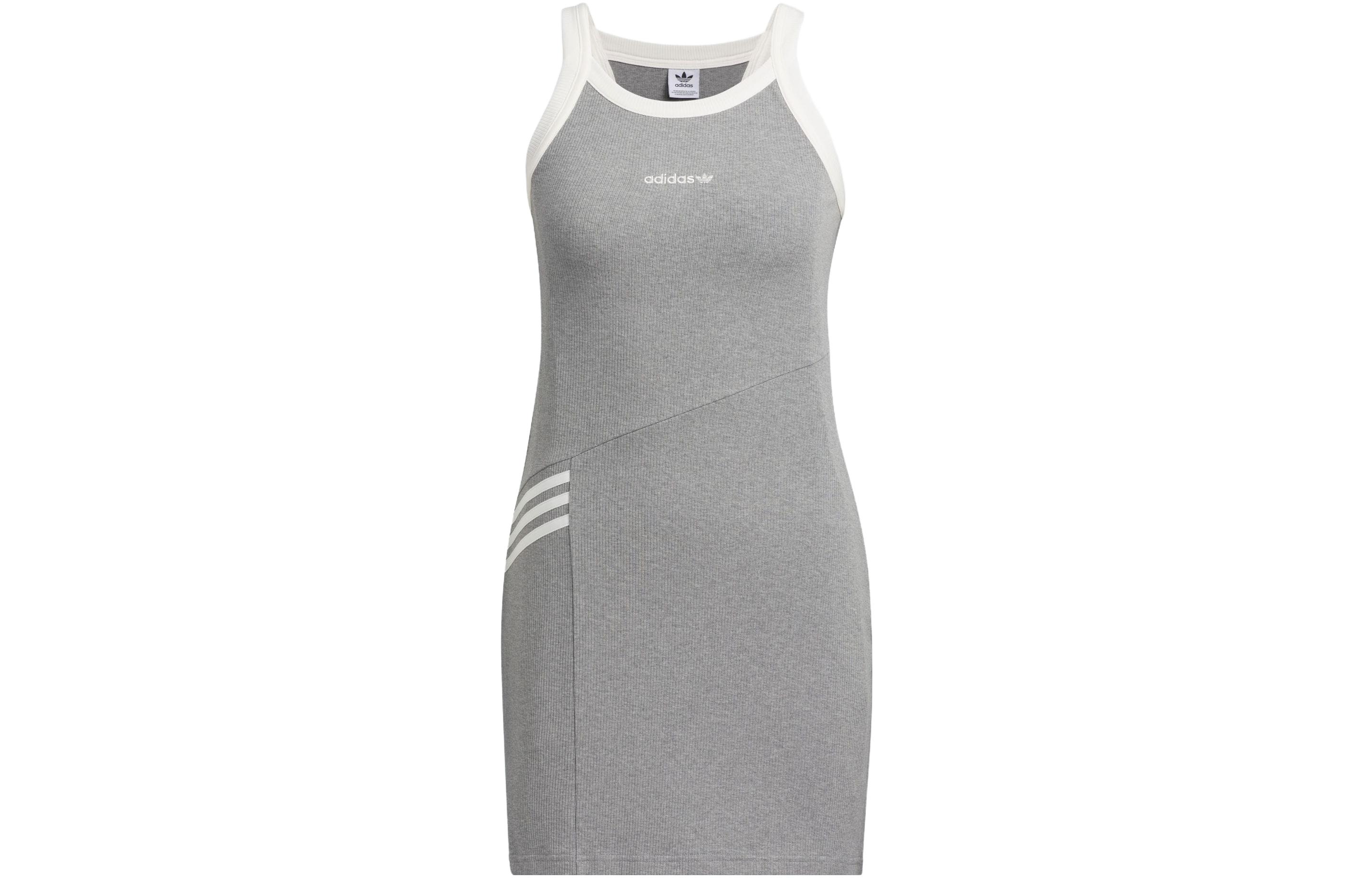 

Adidas Originals Hot Girl Choir Collection Sleeveless Dress Women s Basic Heather Gray IU4842 XL