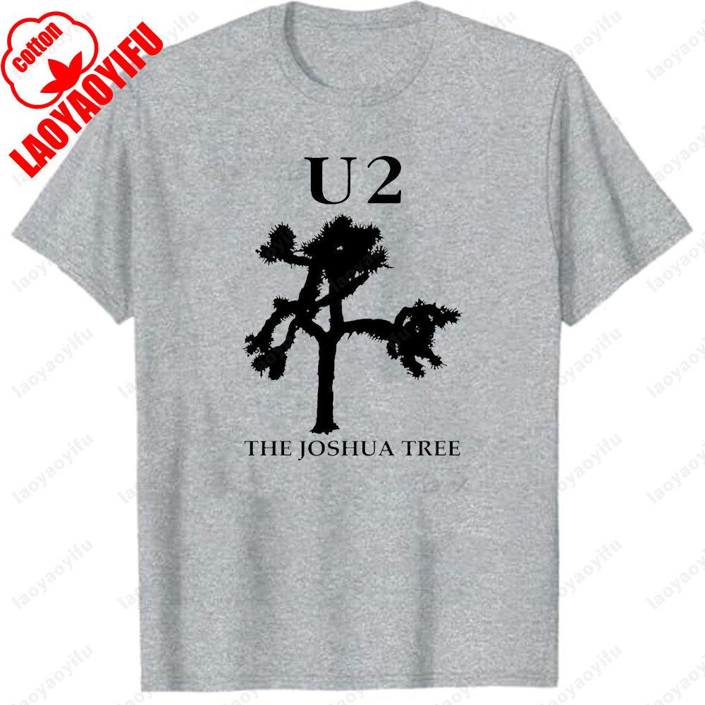 Vintage U2 Rockband Live The Joshua Tree Welttournee 1987 T-Shirt Fan Geschenk Lässiger Stil Ropa Hombre Klassiker Grafik T-Shirts