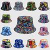 Dye Fisherman Tie Hat Uv Protection Assorted Colors Print Butterfly Cat Cap Leaf