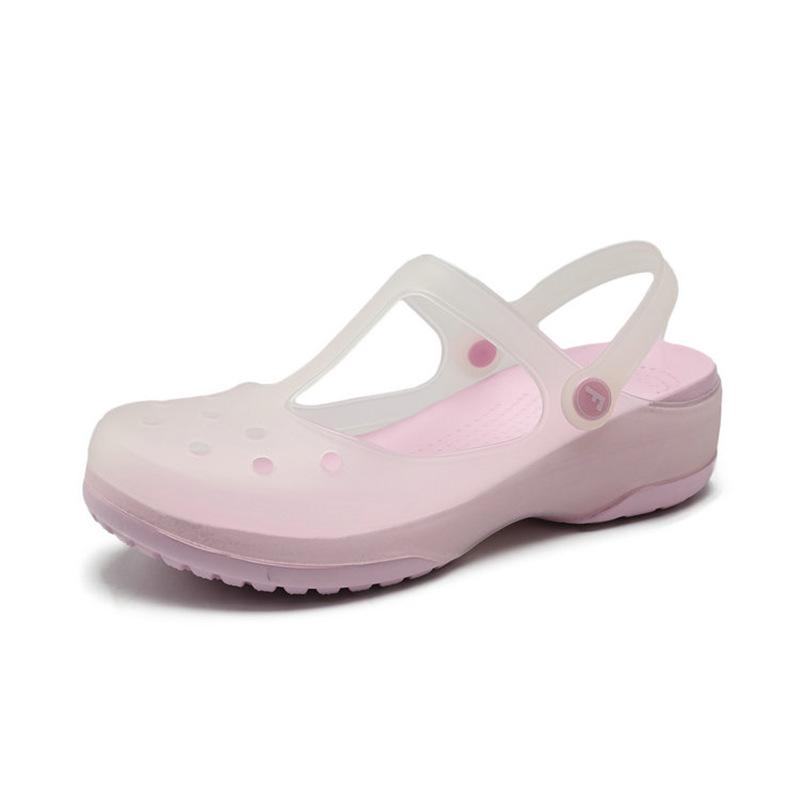 2025 Summer Women's Mary Jane Jelly Sandals: Soft Sole, Non-Slip, Perfect for Beach or Garden