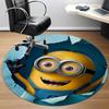 1pcMinion Office Round Area Rug, Indoor Mat Suitable For Office, Bedroom Living Room Home Decor, Room Deco,  Offic A0928110