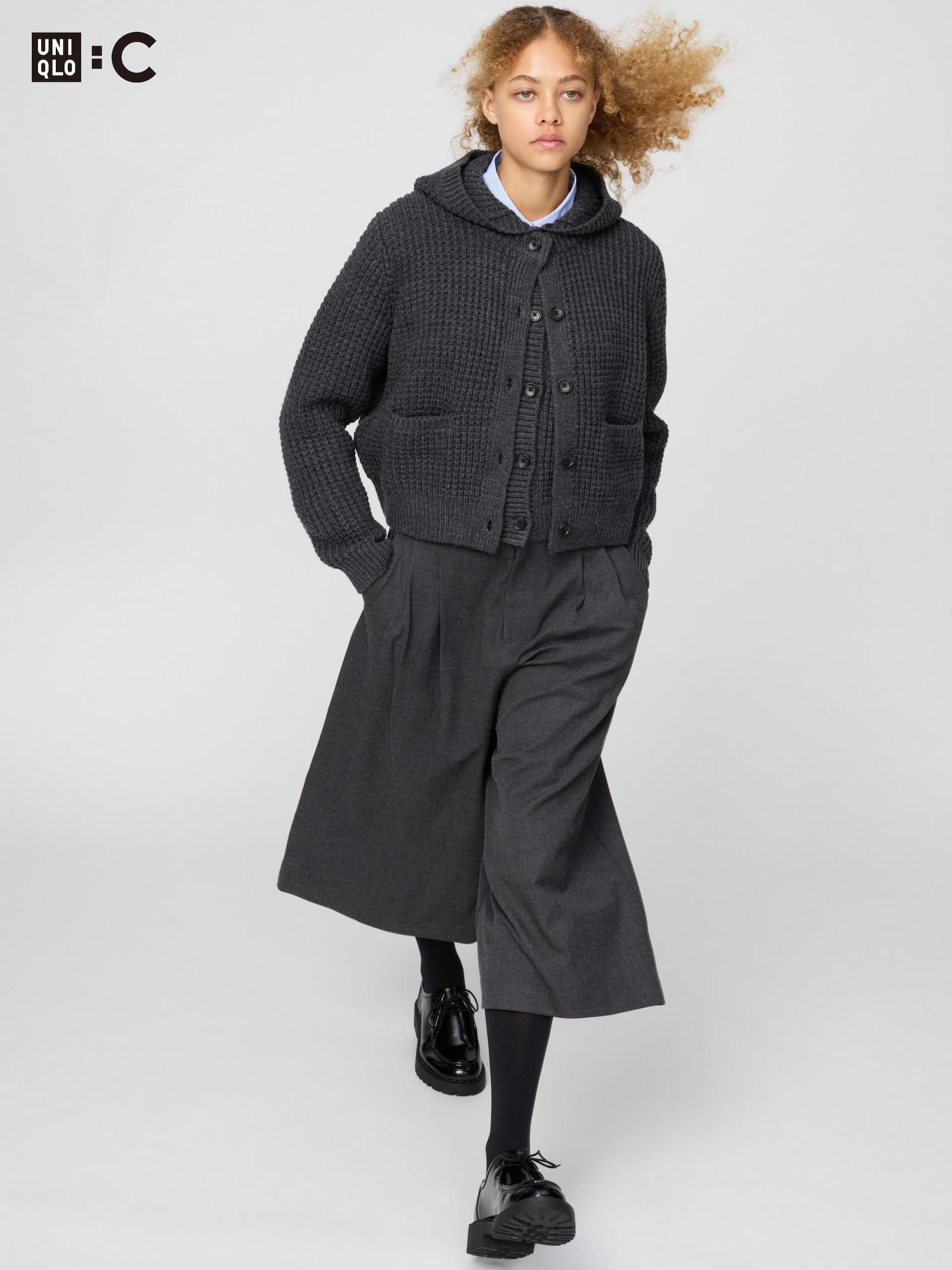 

Uniqlo Японские шорты-кюлоты 08 DARK GRAY/S