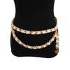 Korean Style Waist Chain Women's Fashionable Simple Temperament Decorative Dress Metal Braided Chain Tassels with Skirt Waist Decoration