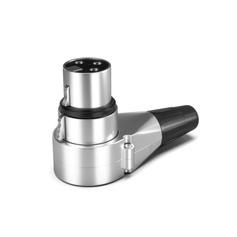 3 Pin XLR Male Female Connectors 3 pole Right Angle XLR Microphone Connectors