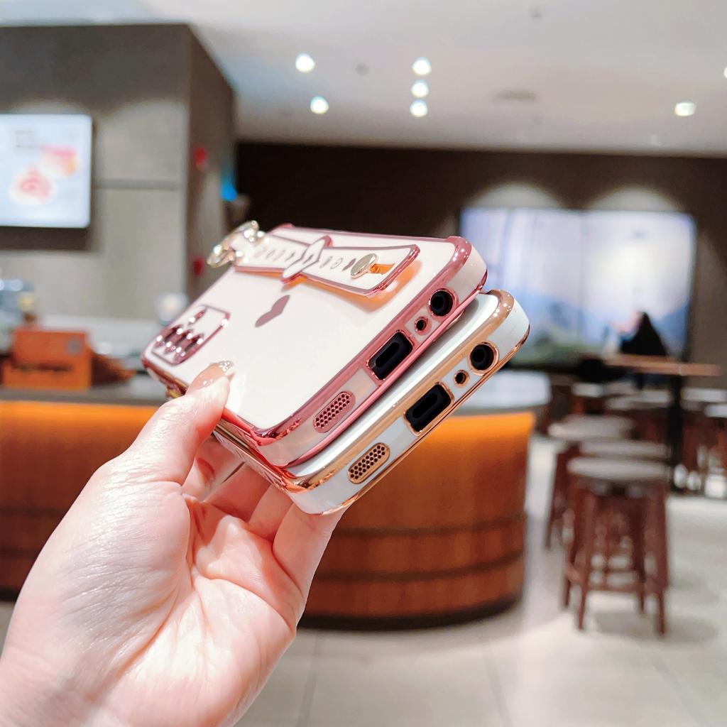 For Samsung Galaxy A25 5G (Global) (161.0 X 76.5 X 8.3mm) Case with Wrist Strap TPU Phone Cover Love Heart