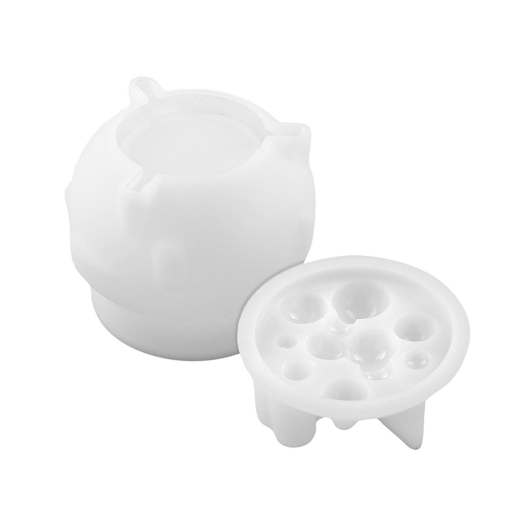 Witch Cauldron Mold, Halloween Silicone Molds,  Cauldron Epoxy Resin Molds Candle Soap Craft Making Halloween Decorations