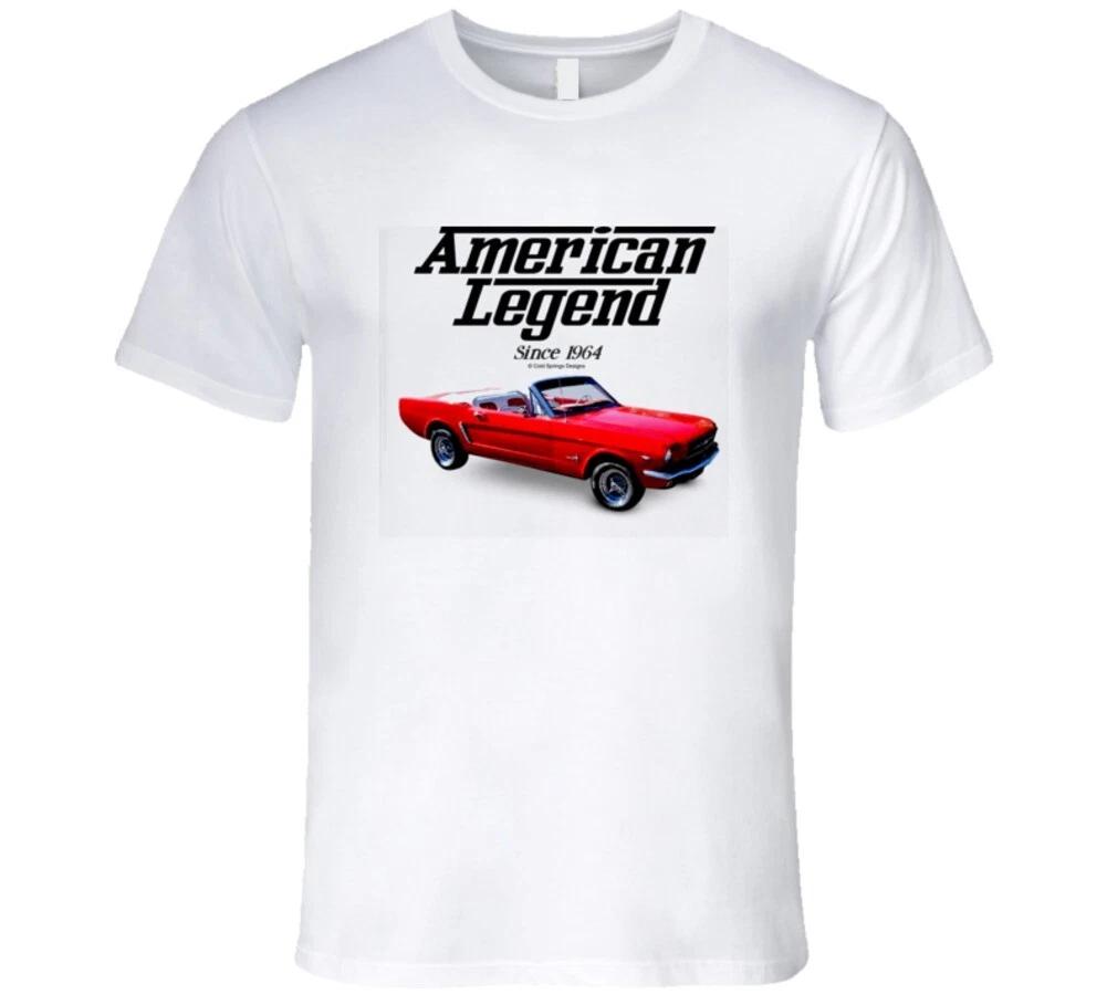 65 Mustang Red Convertible American Legend Since 1964 Premium Gift T Shirt M