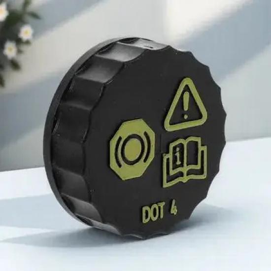 Brake Oil Filler Cap Durable Plastic Easy Installation Car Engine Seal Replacement Part Leak Prevention Cap Oil