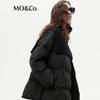 MO&Co. New Chinese Style Wool Shawl Duck Down Jacket with Belt