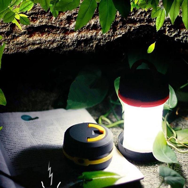 Portable Led Camp Light With Battery Power For Hiking And Emergency Use