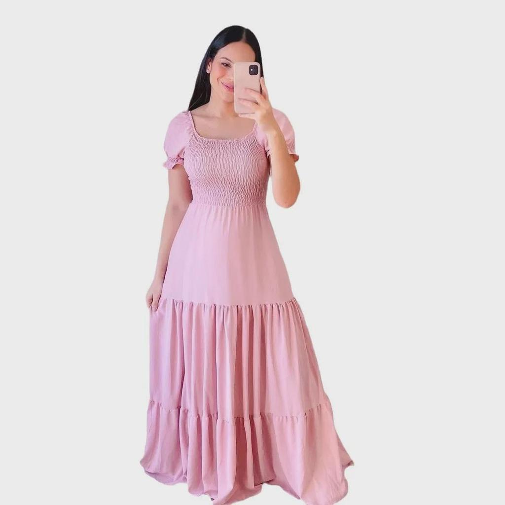 2025 Spring/Summer European & American Women's One-Shoulder Floral Maxi Dress