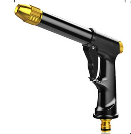 High-Pressure Garden Hose Nozzle with Metal Long Rod