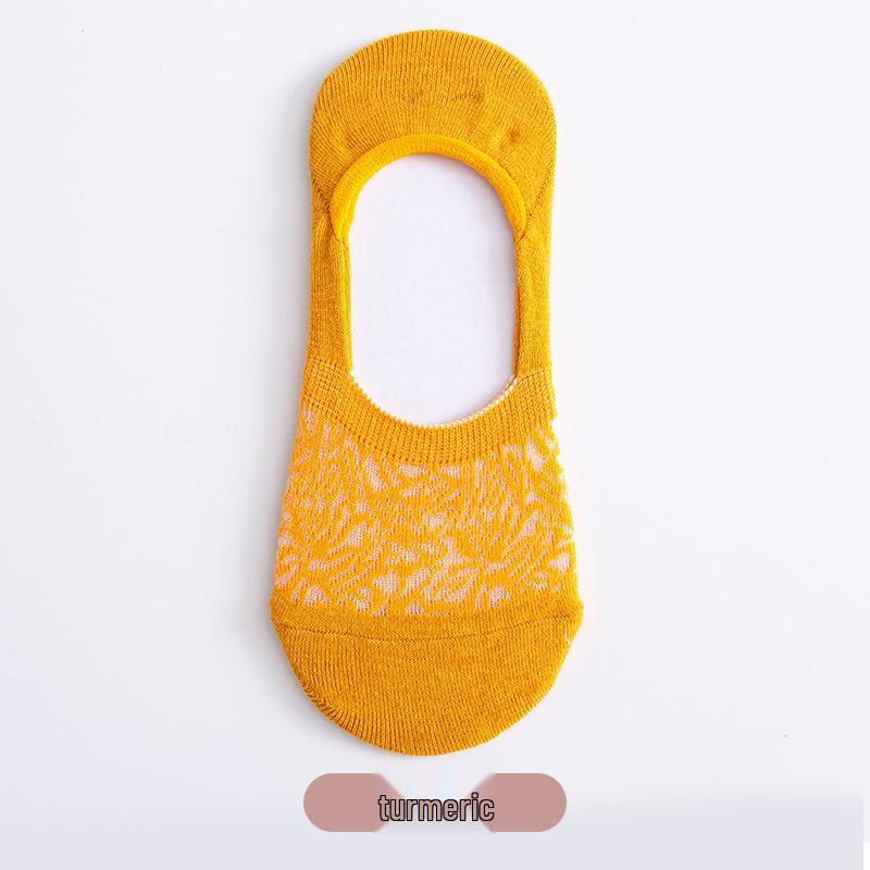 Women's Breathable Non-Slip Low-Cut Invisible Mesh Socks for Summer