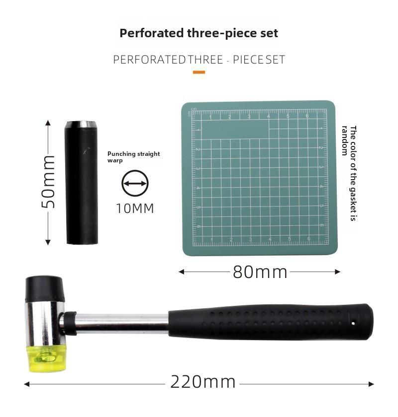 Heavy-Duty Manual Eyelet Punching Tool for DIY Projects.