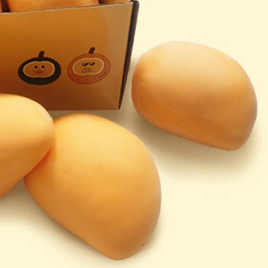 Mango Squeeze Toy Stress Relieve Quick Recovery Finger Toy Lovely Decompression Mango Fidget Toys for Relax