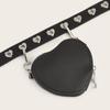 Mini Heart Waist Belt With Removable Leather Strap For Fashionable Women Spring