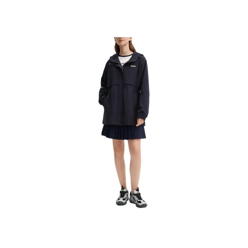 New FILA ORIGINALE Trench Coat Women's Legend Blue F11W439705F-NV