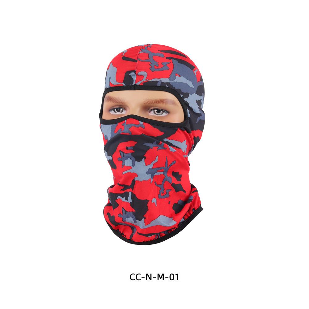Balaclava Motorcycle Face Mask Moto Helmet Bandana Hood Ski Neck Full Face Mask Men's Biker Mask Windproof Dustproof Face Shield