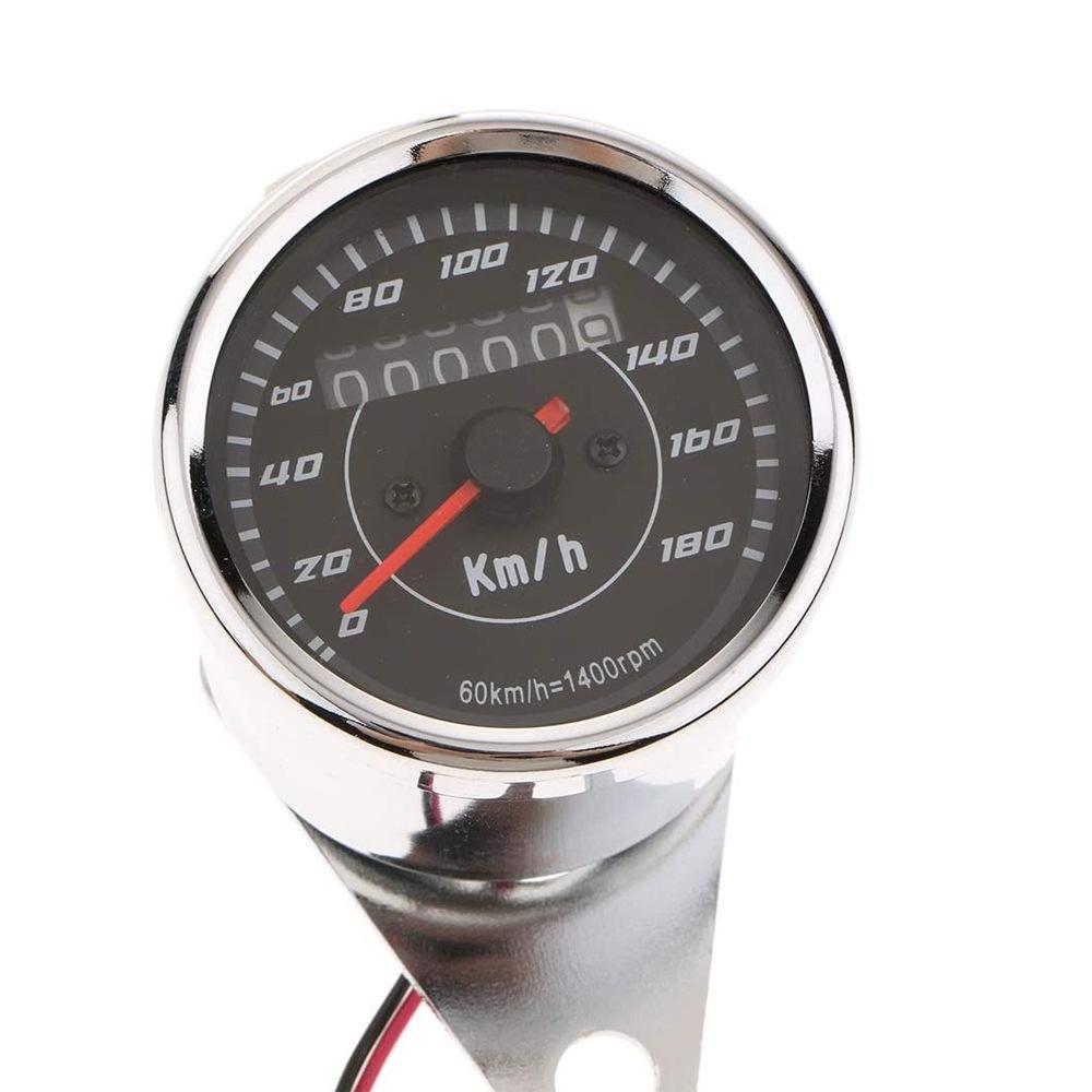 Hot Selling New Universal Motorcycle Speedometer Two-color LED Light Speedometer Odometer