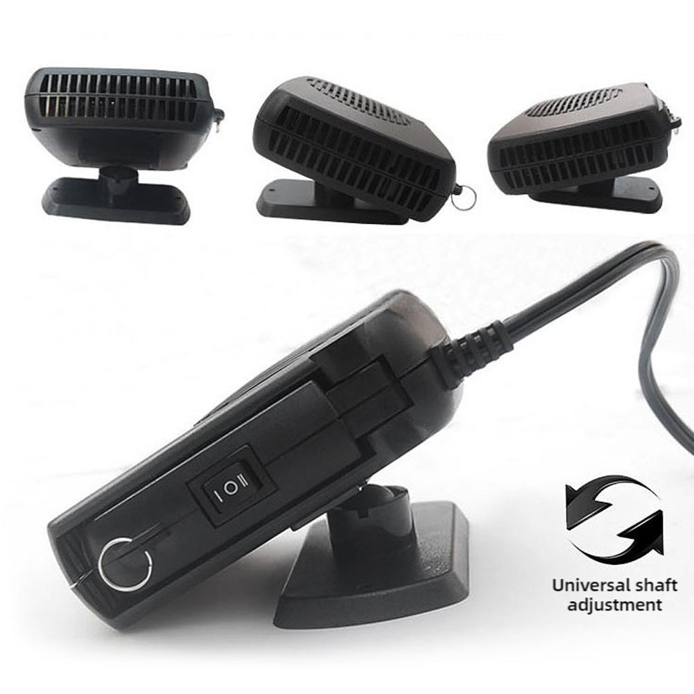 2IN1Car Heater&Cooling Fan 12V 120W/24V 200W Portable Electric Windshield Defroster Defogger Demister,Anti-Fog Heating Dryer