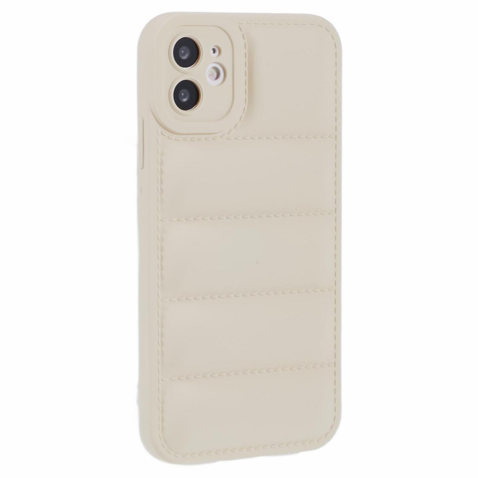 

JTW Series TPU Case for iPhone 11 Shell Shock-absorbing Down Jacket Phone Cover White