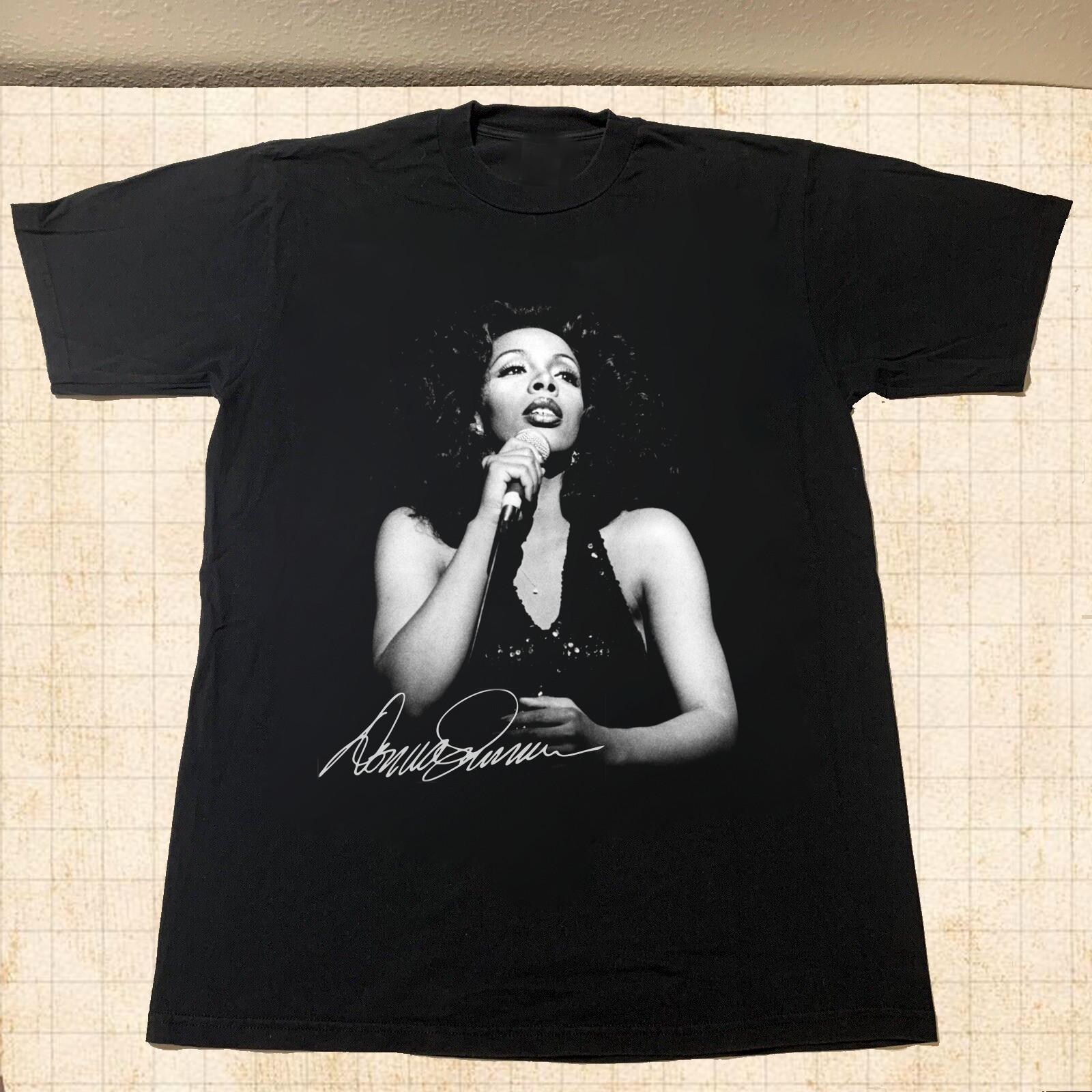 Donna Summer Black Unisex Tee Unisex T-Shirt All Size S to 5XL MC927 Unisex T-Shirt S