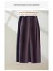Women's Purple Prune Casual Harem Pants, 2025 Spring/Autumn High-Waisted Slimming Banana-Style Loose Pants