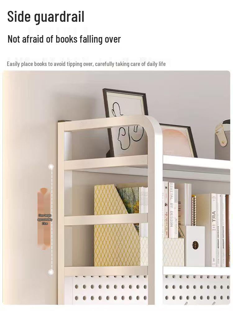 Iron Art Pegboard Bookshelf & Desk Organizer for Home or Dorm
