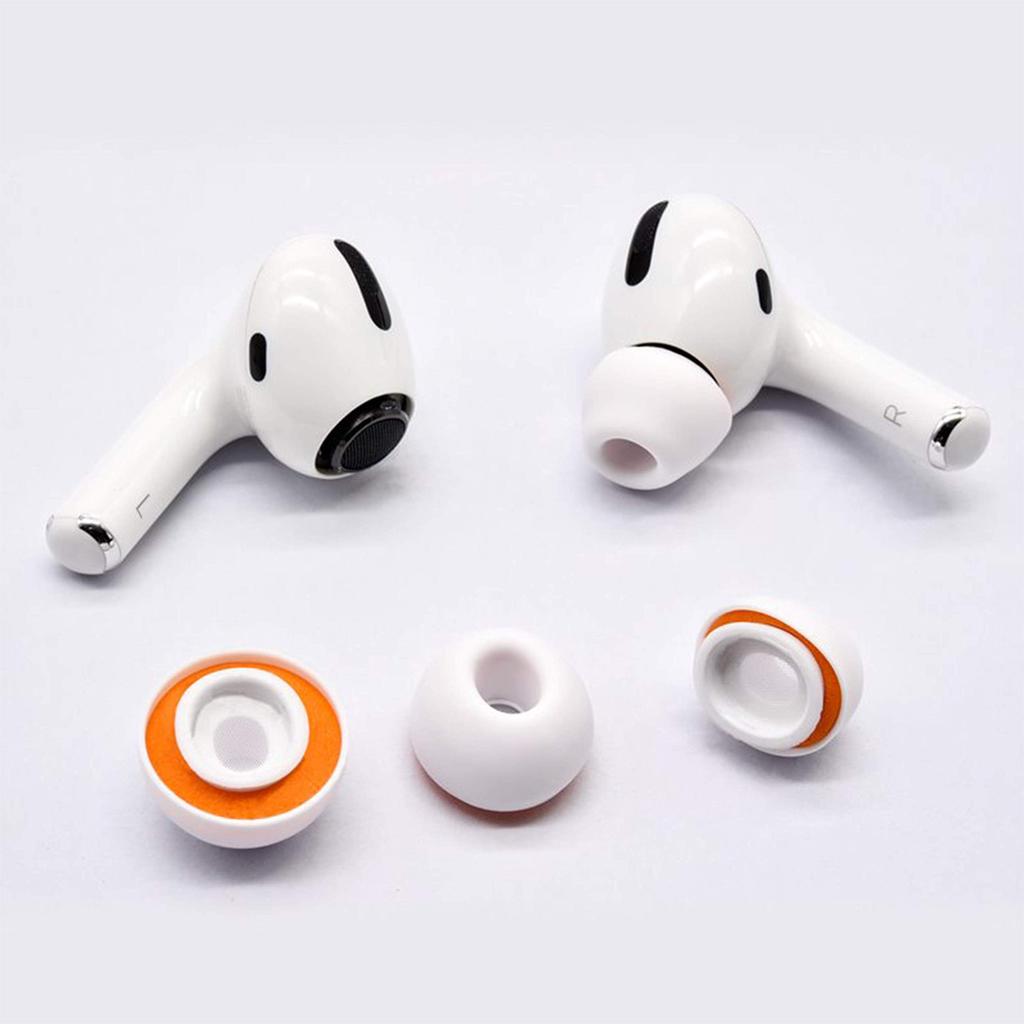 Symbio Eartips Compatible with Airpods 1 pair each of and L sizes noise sound Symbio A Pro, S, M, (sound isolation/improved cancellation/high