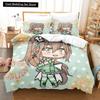 3D Anime The Gacha Girl Bedding Sets Duvet Cover Set With Pillowcase Twin Full Queen King Bedclothes Bed Linen For Home Textiles