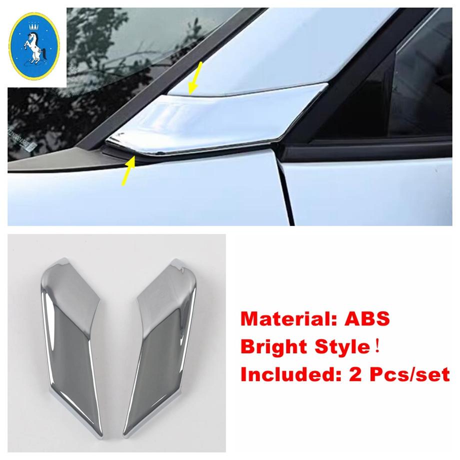 

ABS Автоматична Трикутна Накладка на Стійку A / Декоративна Рамка Протитуманної Фари Заднього Бампера Аксесуари Накладка для Toyota Corolla Cross - 2024 Bright Style A