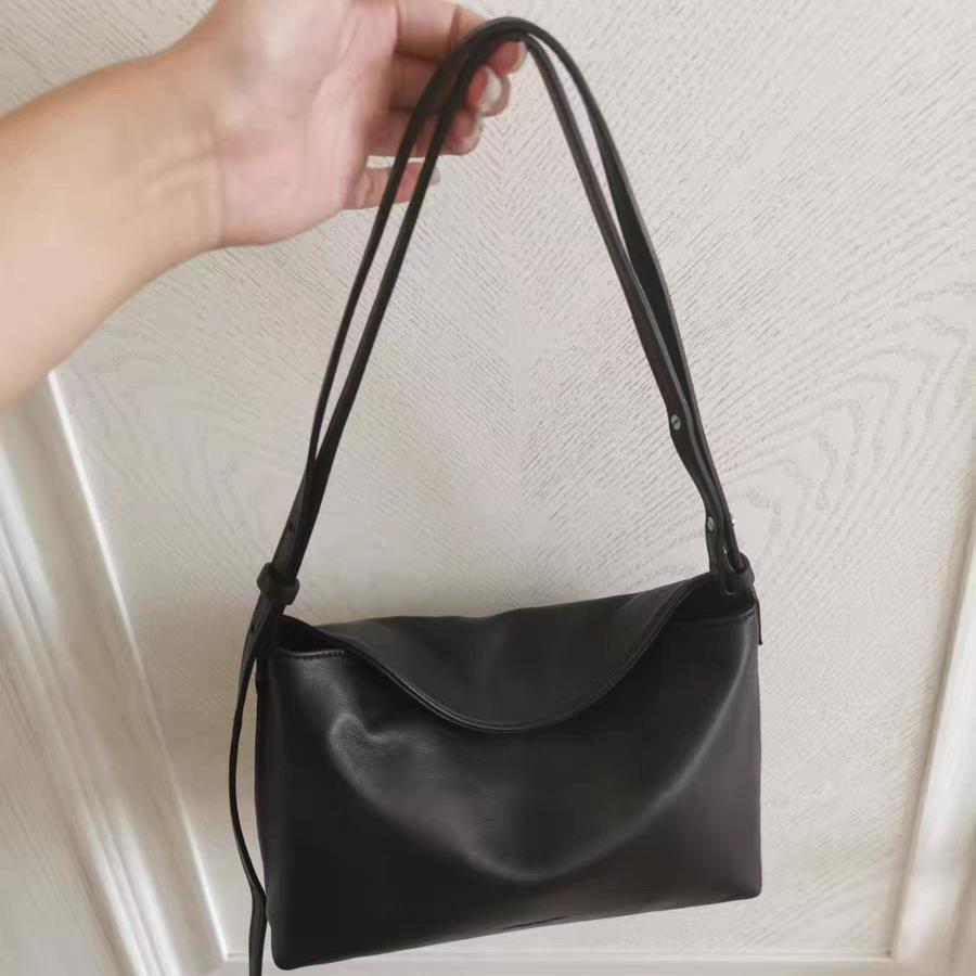 

Commute Tote Bag Women s Bla Simple Handbag Square Oulder Crossbody Bag High-End Feeling Korean Sle Fai Bags чёрный