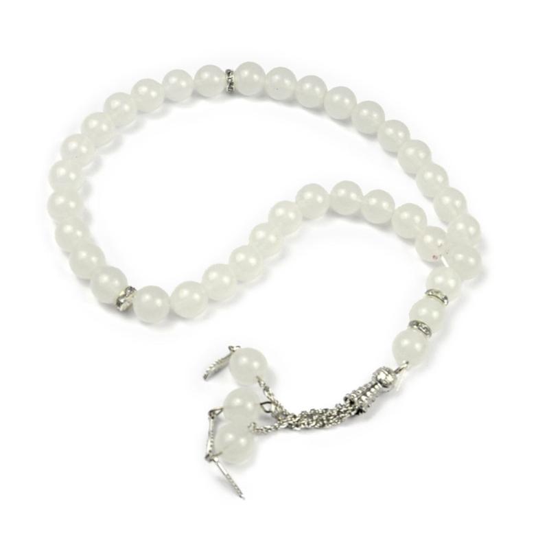 Plastic Tasbih with Allah Muhammad Inscribed on 33 Beads Muslim Prayer Beads Rosary Sibha Misbaha Subha Tasbeeh Dhikr Gift