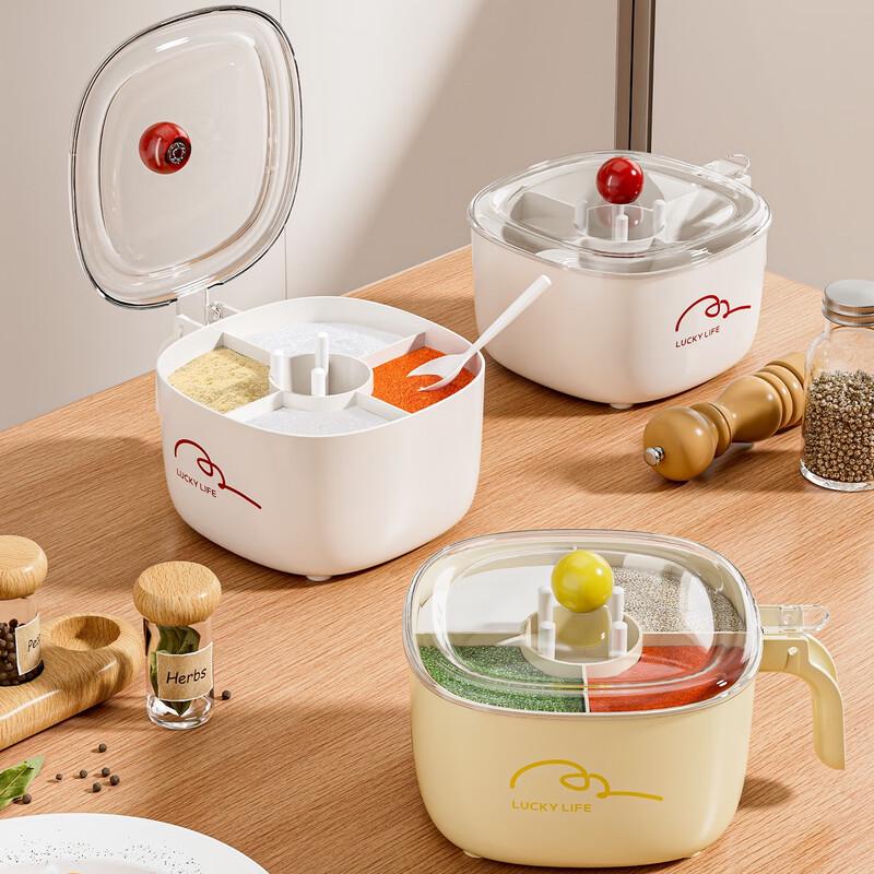 Fumade 4-Compartment Seasoning Box