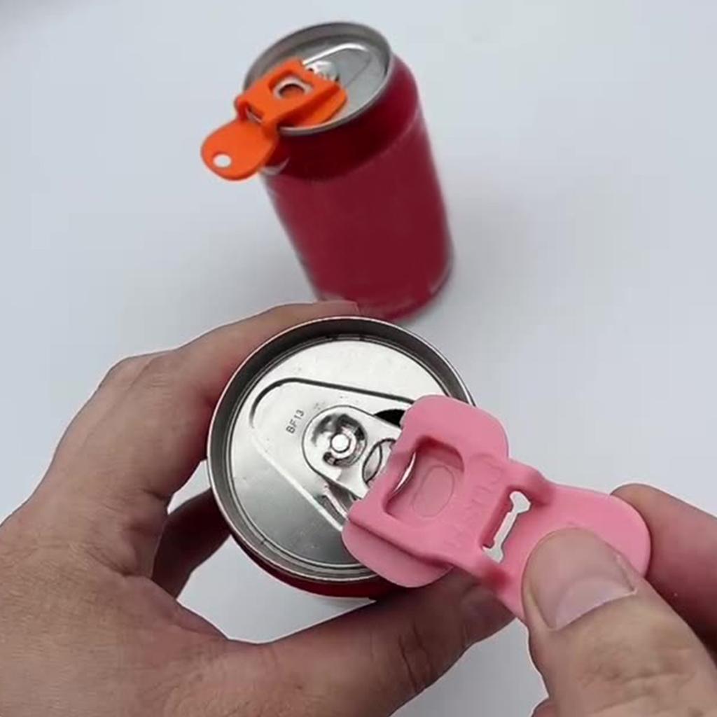 Manual Easy Opener Can Stopper Plastic Can Opener Drink Can Closure for Cola Beer Soda Drinks