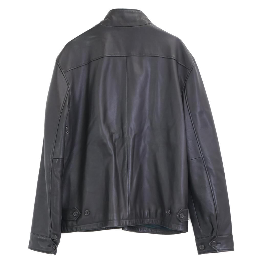 POLO RALPH LAUREN [Domestic Regular] Lambskin Single Riders Jacket L blackUsed