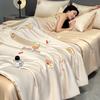 new washed ice silk summer quilt four-piece air conditioner quilt four-piece summer cool ice silk summer quilt