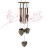 Decor Feng Shui Decoration Crisp Sound Heart Pendant Wind Chimes Windbells Yard Hanging Ornament