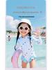Girls' Long Sleeve Sun Protection Quick-Dry One-Piece Swimsuit